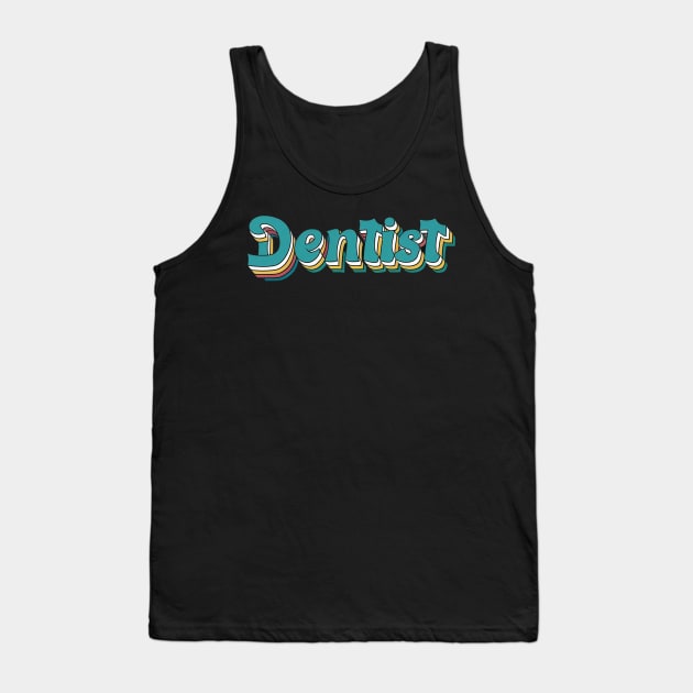 Cool retro dentist Tank Top by Spaceboyishere